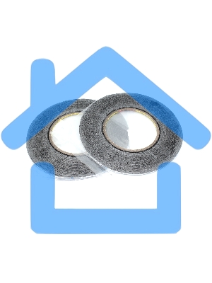 Скотч двусторонний черный 3M 9448A ширина 2мм 50м 2 шт