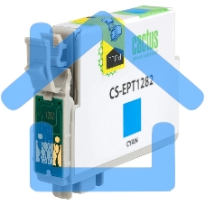 Картридж струйный Cactus CS-EPT1282 (T1282) голубой (7 мл) для Epson Stylus S22/S125/SX420/SX425/Office BX305