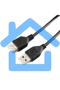 Кабель Gembird PRO CCP-USB2-AMAF-15C USB 2.0 кабель удлинительный 4.5м AM/AF позол. контакты, пакет