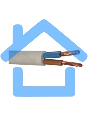 Провод ПВС 2х1.5 Ч (бухта) (м) Альгиз К ФР-00000431