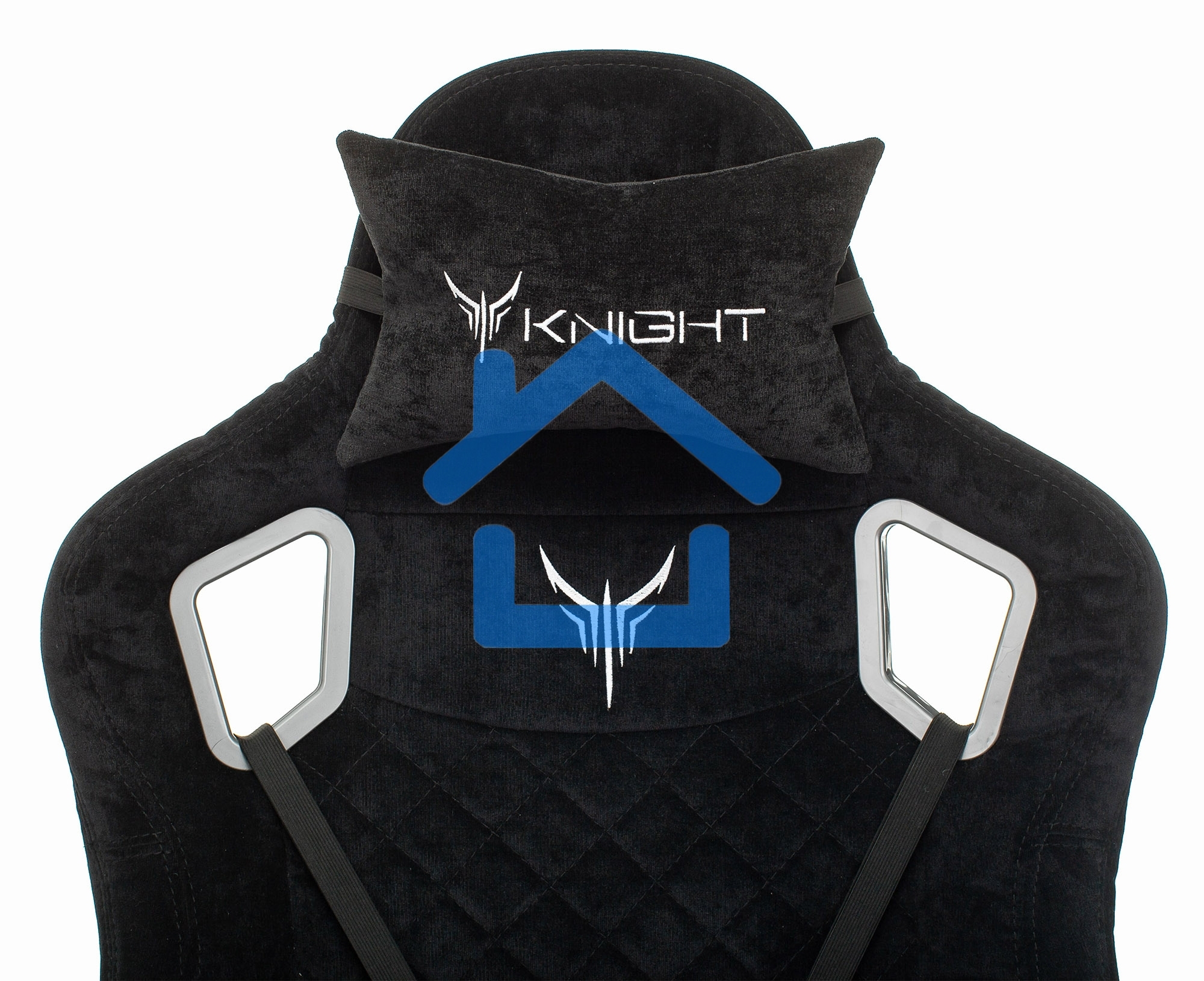 Кресло игровое Бюрократ Knight Outrider Light-20 черный с подголов. крестовина металл