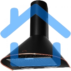 Вытяжка каминная Elikor Эпсилон 60П-430-П3Л черный/бронза, 60 см, 430 куб. м/ч, 54 дБ