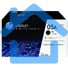 Картридж лазерный комплект HP CE505D черный для LJ P2055/P2035/P2050 (2 упак. х 2300 стр.)