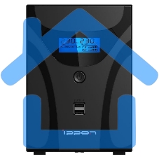 Источник бесперебойного питания Ippon Smart Power Pro II Euro 1200 720Вт 1200ВА черный