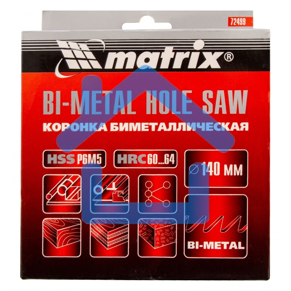 Коронка Matrix BIMETAL, 140 мм