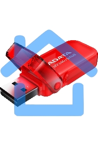 Флешка USB ADATA UV240 (AUV240-64G-RRD), 64 Gb, USB 2.0, R/W 15/5, красный