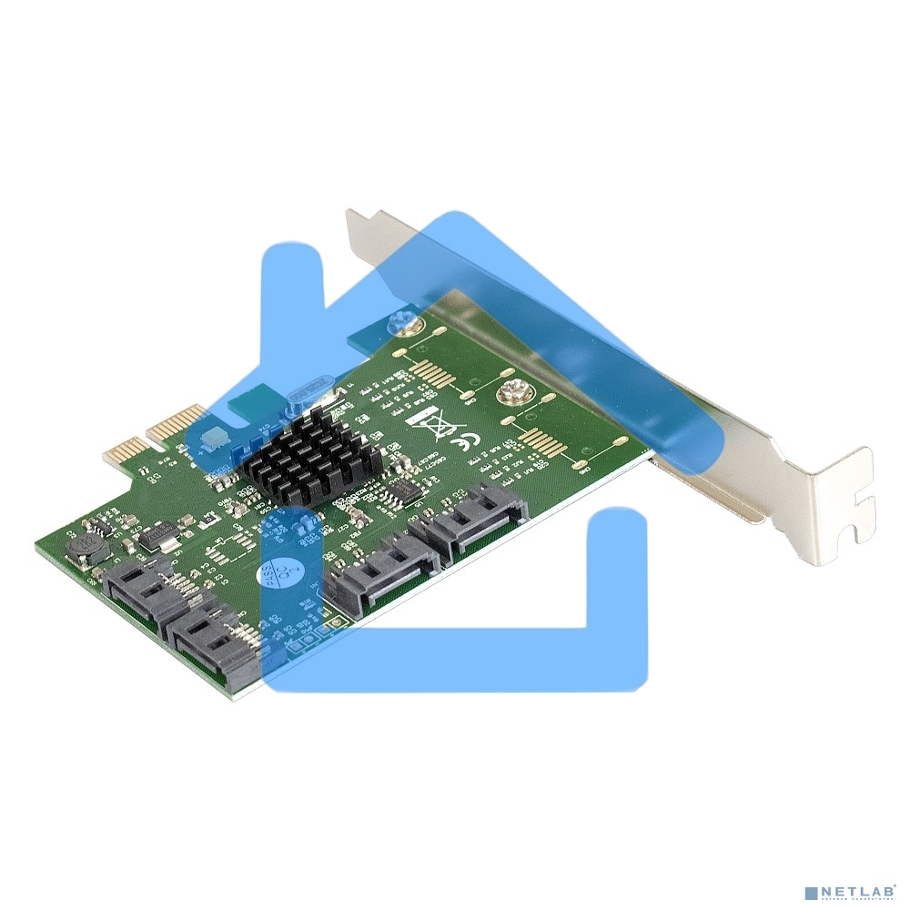 Контроллер ExeGate EXE-503 PCI-E 2.0, SATA3 6Gb/s, 4 int (OEM)