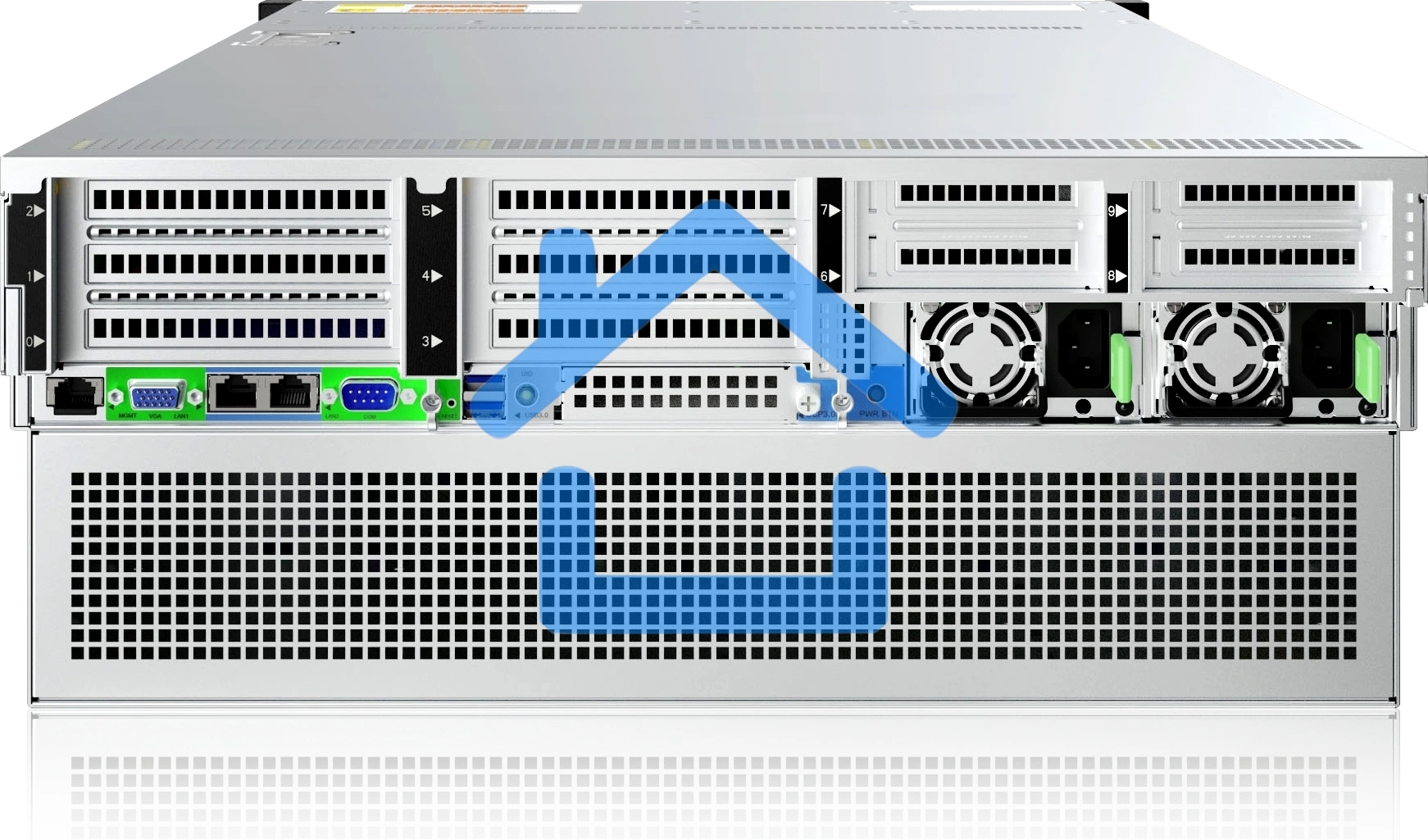 Сервер IRU Rock g4224p 2x4310 2x32Gb 9361-8I AST2500 2P 1G 2x1300W w/o OS