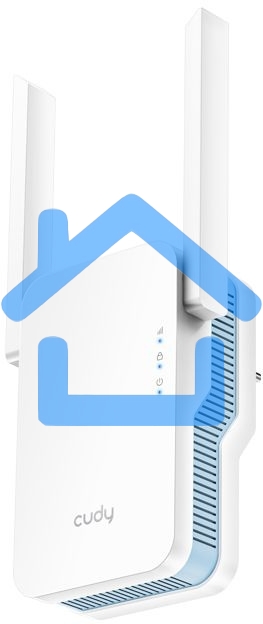 Повторитель беспроводного сигнала Cudy RE1200 AC1200 10/100BASE-TX/Wi-Fi белый