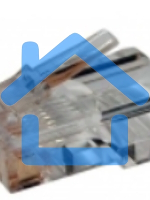 Коннектор RJ12 Lanmaster д/кабеля 6-ти контактный, 100 шт.