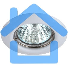 Светильник ST3 WH штампован. MR16 12В 50Вт бел. ЭРА C0043801