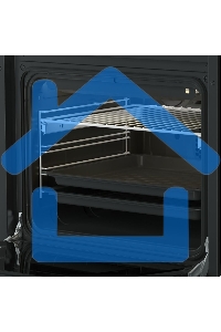 Духовой шкаф электрический Darina 2V5 BDE 112 708 B черный, встраиваемый