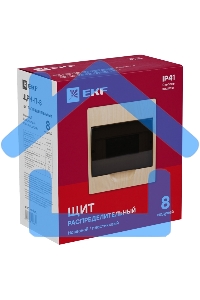 Щит ЩРН-П-8 IP41 светлое дерево PROxima EKF pb40-n-8-light