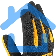 Перчатки универсальные на липучке, размер 9 Denzel