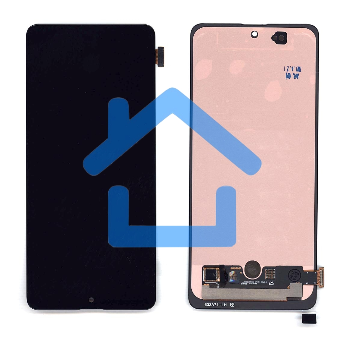 Дисплей для Samsung Galaxy A71 SM-A715F в сборе с тачскрином (OLED) черный