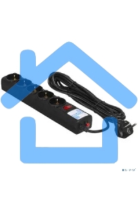 Сетевой фильтр Powercube SPG5-С5 5м (5 розеток) черный (коробка)