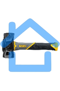 Кувалда с клиновидным бойком Denzel 1,35 кг, фибергласовая рукоятка c TPR