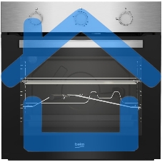 Газовый духовой шкаф Beko BBIGT21100X с откидным электрическим грилем; автоматический электроподжиг; поворотные переключатели; металлические направляющие; объем - 72л; 3 стекла дверцы; 1 решетка; 1 противень; вертел. Цвет нержавеющая сталь; Материал панел