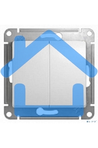 Механизм выключателя 2-кл. СП GLOSSA 10А IP20 10AX бел. SchE GSL000151