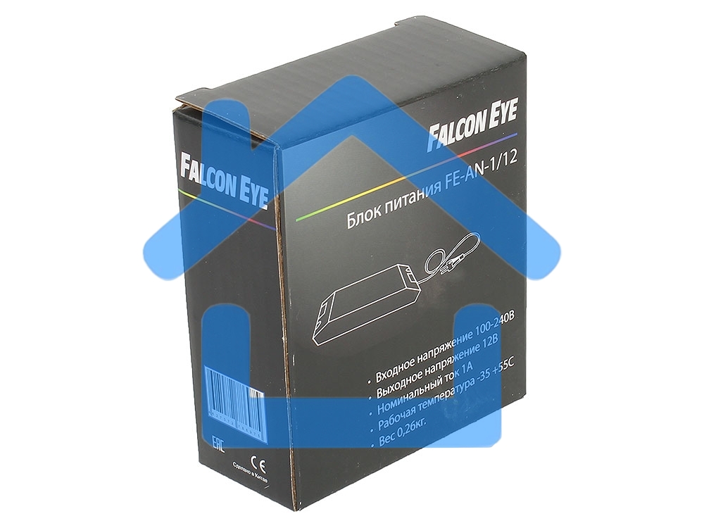 Блок питания Falcon Eye FE-AN-1/12 Входное напряжение 87-264V, Выходное 12V, Номинальный ток 1A