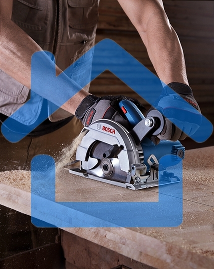 Пилы электрические сабельные, ленточные, Лобзики Bosch GKS 600 06016A9020 Пила дисковая 1200 Вт, 5200 об/мин, 165х20мм мм, 3.6 кг