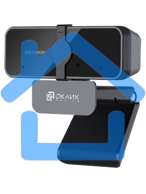 Веб-камера Oklick/Оклик OK-C21FH черный 2Mpix (1920x1080) USB2.0 с микрофоном