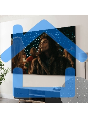 Экран Cinema S'OK SCPSFR-298x168PG Pro 135'' 16:9 настенный, постоянного натяжения, акустическое плотно Perforated Gray, черная рамка 1см