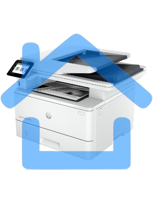 МФУ лазерное HP LaserJet Pro 4103dw (2Z627A), A4, ч/б, печ. до 40 стр/мин., скан. до 29 стр/мин. (ч/б) 20 стр/мин. (цвет), 1200 x 1200 dpi, USB, RJ-45, Wi-Fi, Air Print, Mopria