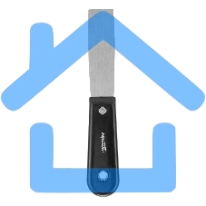 Шпательная лопатка Sparta стальная, 25 мм, полированная, пластмассовая ручка 852305