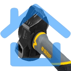 Кувалда с клиновидным бойком Denzel 1,35 кг, фибергласовая рукоятка c TPR