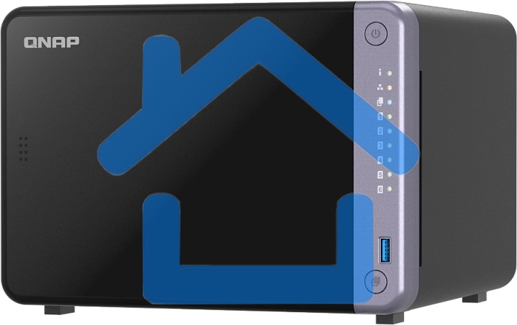 Сетевое хранилище NAS Qnap TS-632X-4G 6-bay настольный Alpine AL-524