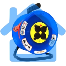 Удлинитель на катушке 4х30м с заземл. 16А IP44 ВЕМ-250 термо ПВС 3х1.5 розетки с защ. крышкой UNIVersal 9634174 Удлинитель на катушке 4х30м с заземл. 16А IP44 ВЕМ-250 термо ПВС 3х1.5 розетки с защ. крышкой UNIVersal 9634174