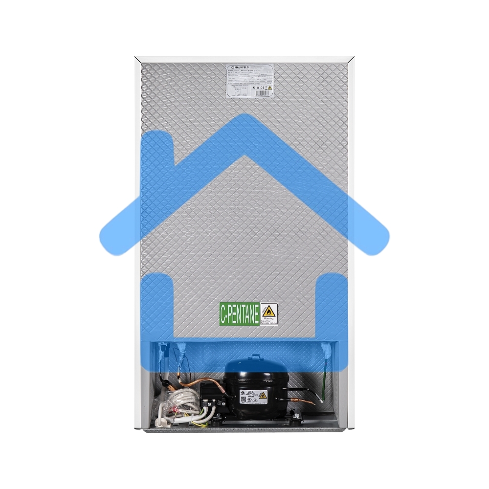 Холодильник Maunfeld MFF83W белый мат. однокамерный 85л