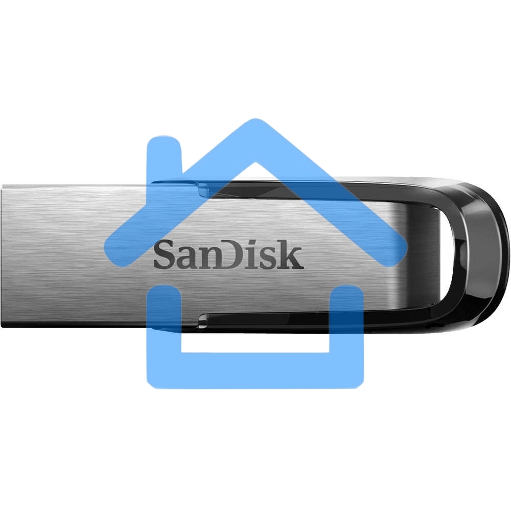Флешка USB R/W Sandisk 128Gb Cruzer Ultra Flair SDCZ73-128G-G46 USB3.0 серебристый/черный