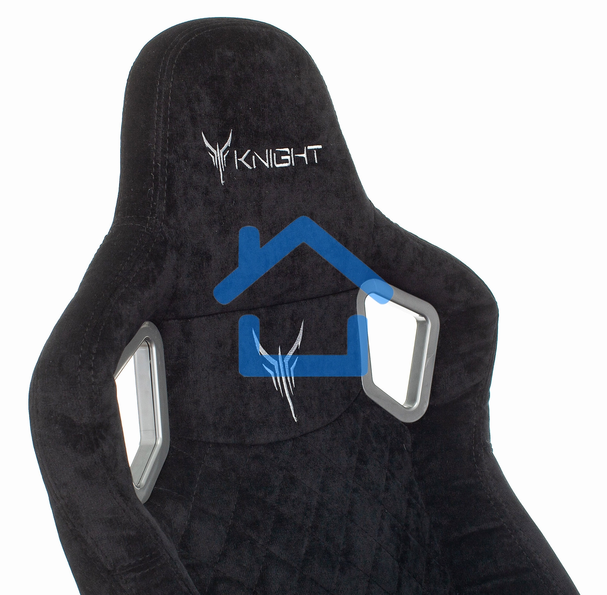 Кресло игровое Бюрократ Knight Outrider Light-20 черный с подголов. крестовина металл