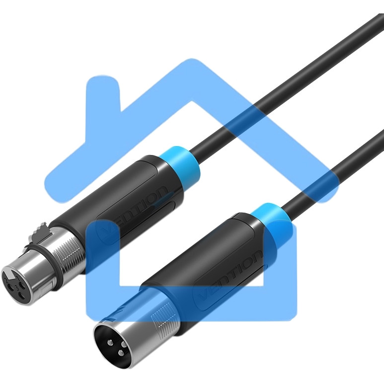 Кабель Vention аудио XLR M/XLR F - 2м