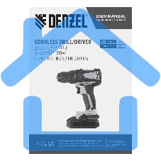 Дрель-шуруповерт Denzel BLDL-IB-18-0, Аккумуляторная, 18В, Без АКБ и ЗУ