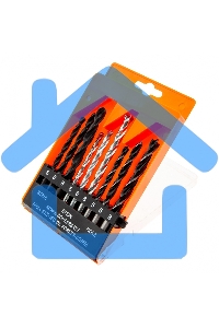 Набор сверл по бетону 5-6-8 мм, металлу 5-6-8 мм, дереву 5-6-8 мм, 9 шт. цилин. хвостовик Sparta