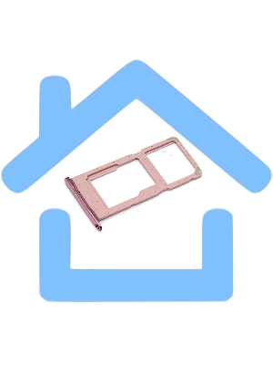 Лоток для SIM-карты Huawei Honor 10 Lite/P Smart 2019 розовый