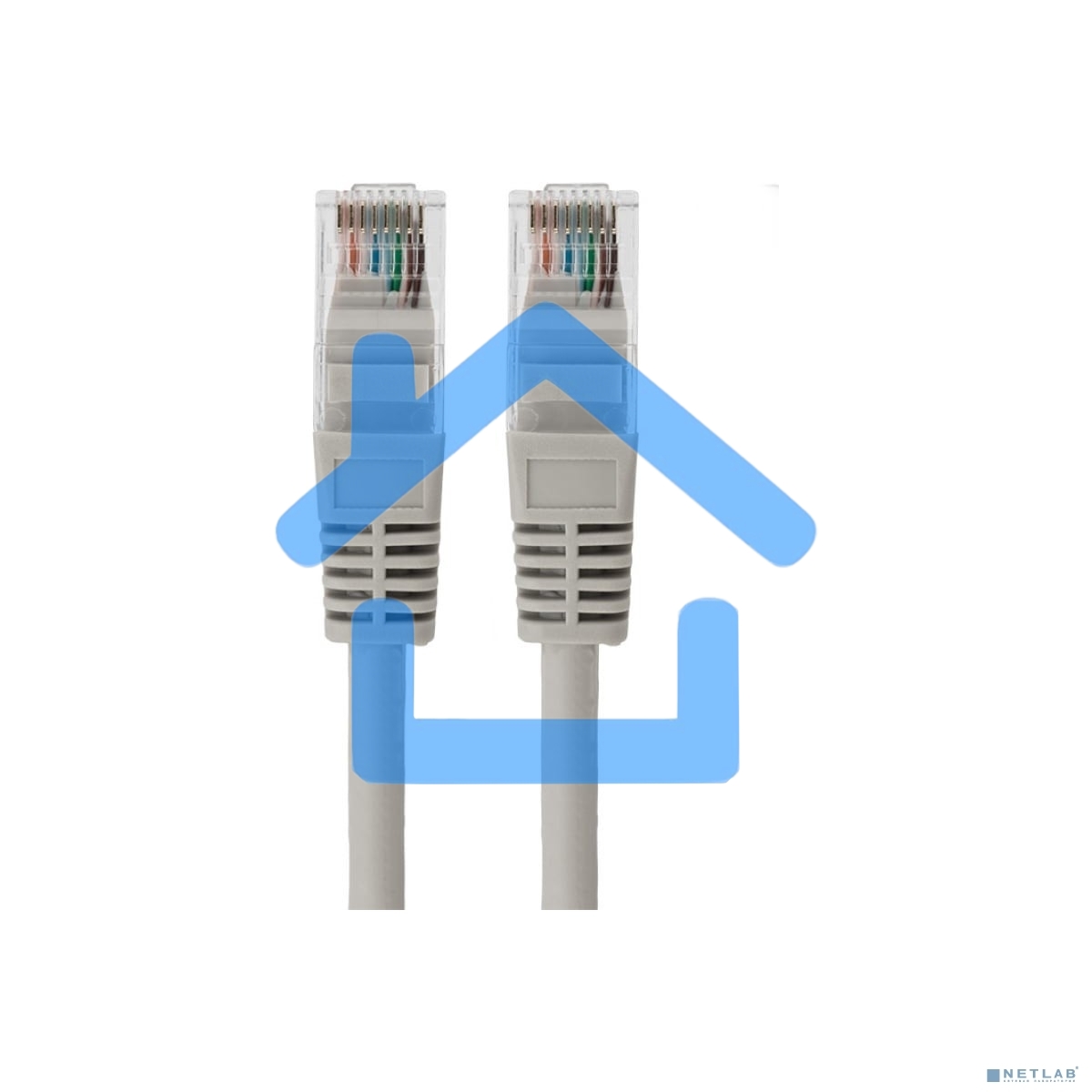 Пaтч-корд U/UTP Rexant, категория 5e, RJ45-RJ45, неэкранированный, LSZH серый, 5м