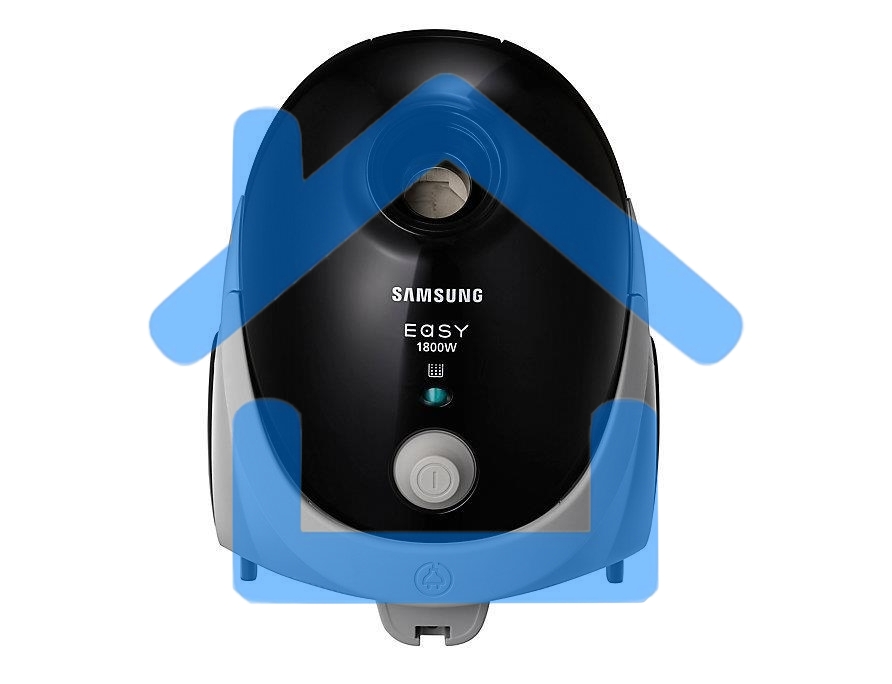 Пылесос Samsung VCC5241S3K/XEV черный/серый, 410/1800 Вт, уборка сухая, пылесборник мешок 2.4 л