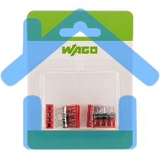 Электромонтажные экспресс-клеммы (2*2.5мм2) 5шт WAGO