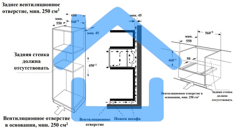 Духовой шкаф электрический Weissgauff OEMS 459 PDB черный, встраиваемый