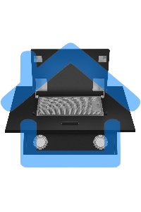 Вытяжка наклонная Maunfeld Tower A 60 черный, 60 см, 650 куб. м/ч, 66 дБ