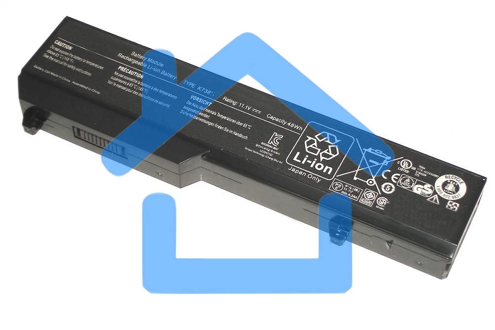 Аккумуляторная батарея для ноутбука Dell Vostro 1310, 1320, 56Wh