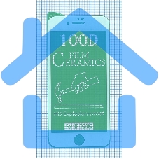 Керамическая пленка (стекло) для Iphone 7/ 8 белый