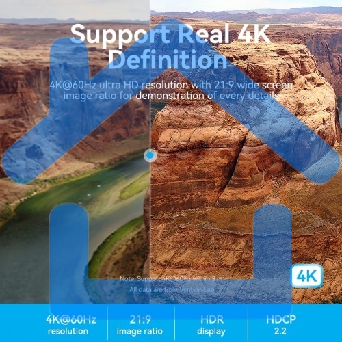 Кабель Vention HDMI High speed v2.0 with Ethernet 19M/19M - 15м