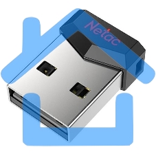 Флешка USB Netac UM81 16 Gb <NT03UM81N-016G-20BK>, USB 2.0, Ultra compact