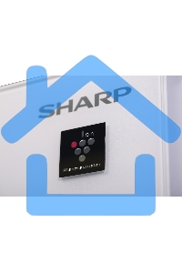 Холодильник Sharp SJGX98PWH белое стекло четырехкамерный 394/211л морозилка снизу