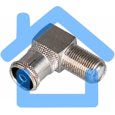 Переход гнездо F-гнездо TV угловой PROCONNECT